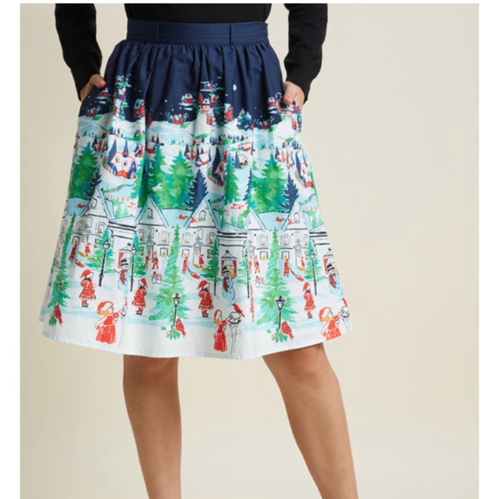 Winter Wonderland ModCloth Skirt XS NWOT